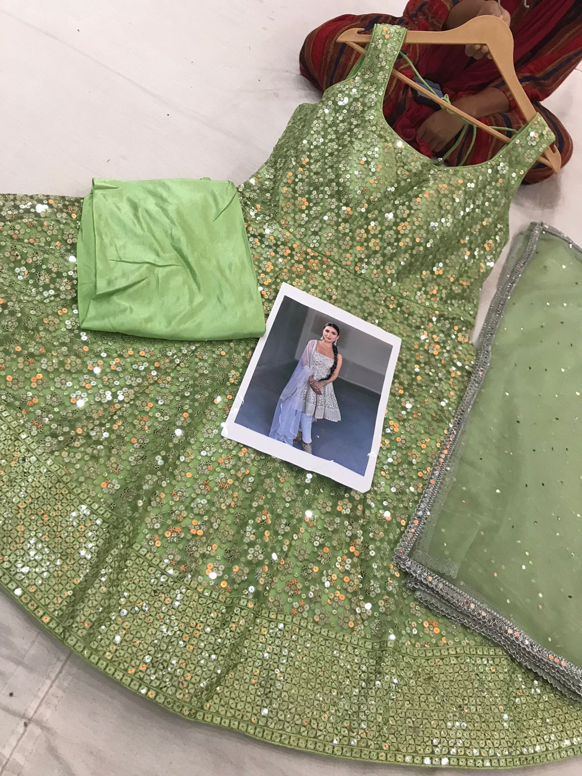 Designer Party Ware Trouser Suit NetFabric