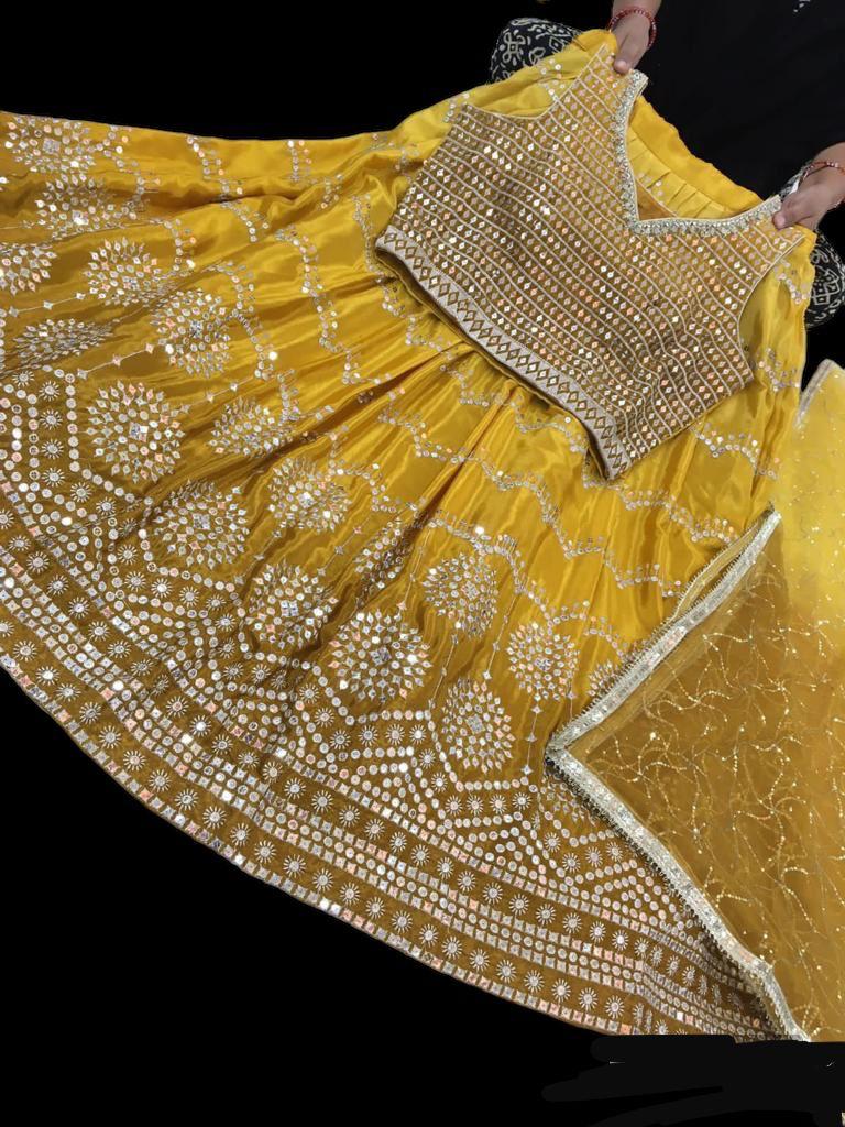 Two Tone Light Lehnga Choli